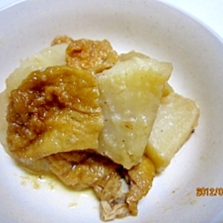 簡単 早い 節約 揚げと大根の煮物 レシピ 作り方 By 3812 楽天レシピ